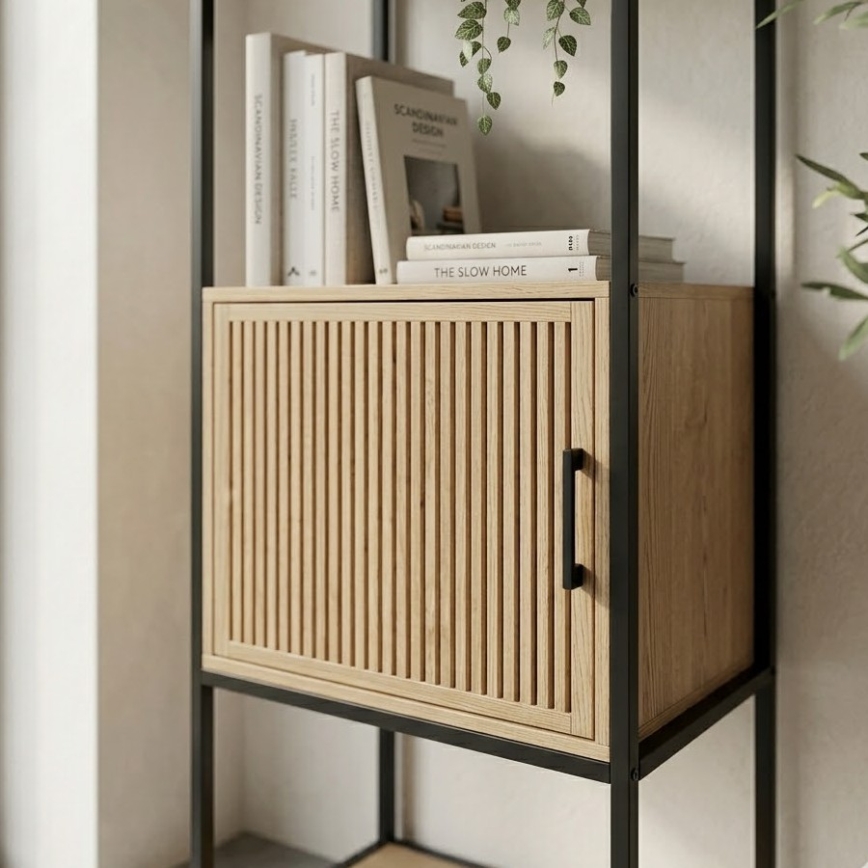BAZO Bookcase 43x153 cm, Brown