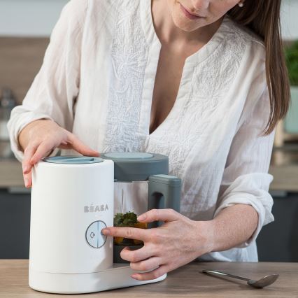 Beaba - 2-in-1 BABYCOOK NEO Steam Cooker White/Grey