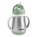 Beaba - 250 ml Insulated Cup with Straw, Green