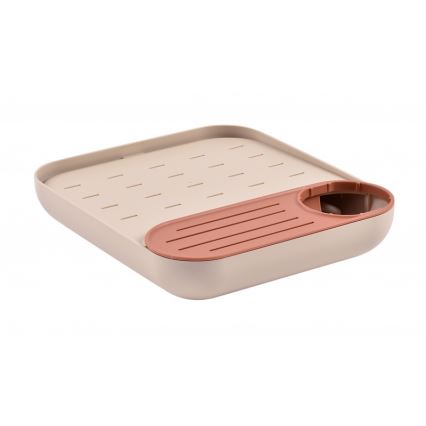 Beaba - Bottle drying rack beige/orange