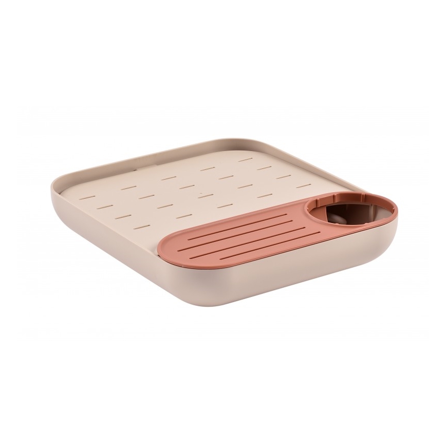 Beaba - Bottle drying rack beige/orange
