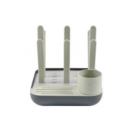 Beaba - Bottle drying rack green/grey