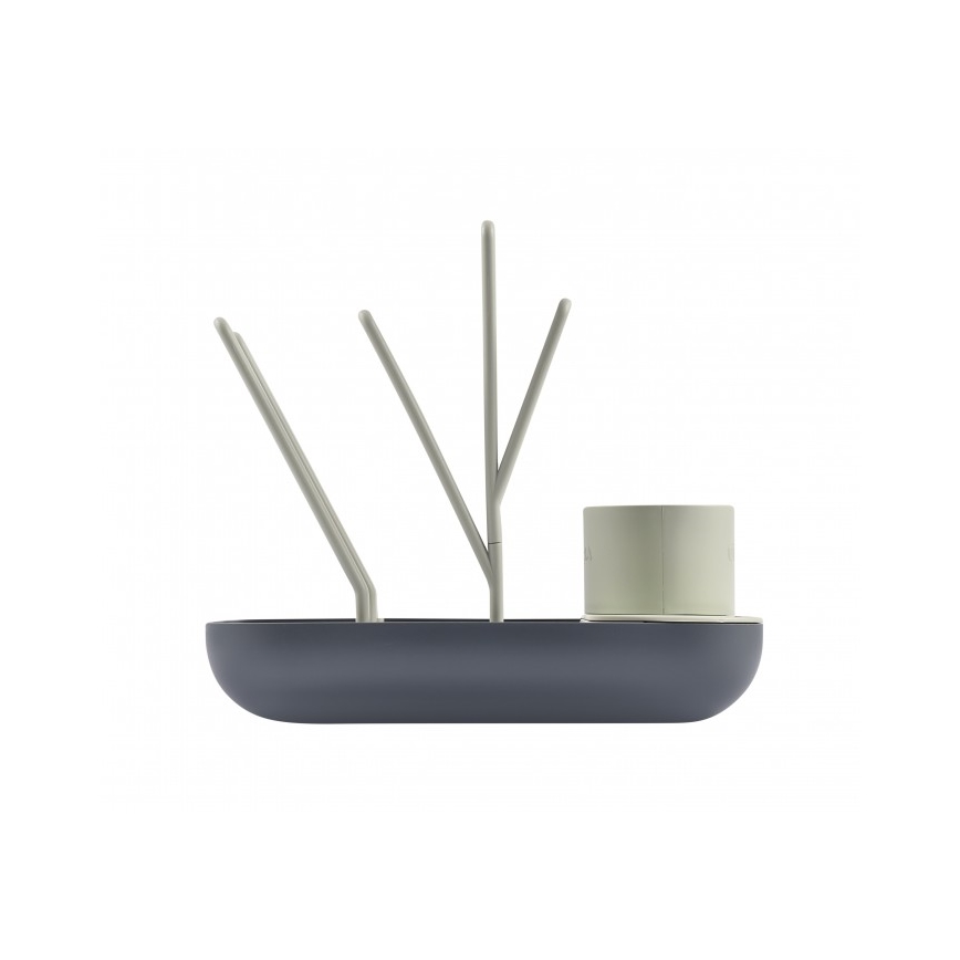 Beaba - Bottle drying rack green/grey