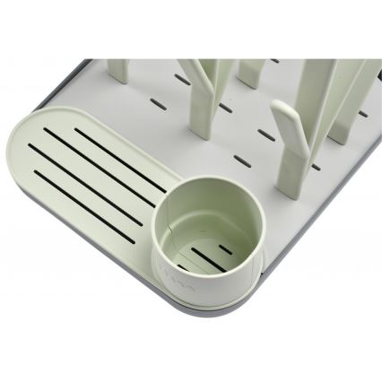 Beaba - Bottle drying rack green/grey