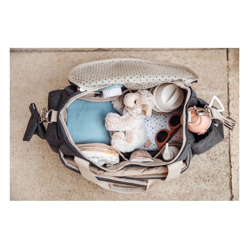 Beaba - Changing bag for stroller SYDNEY grey/beige
