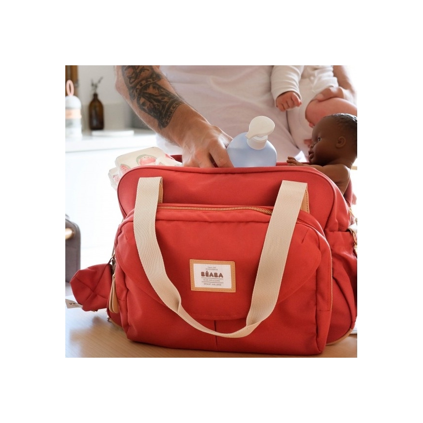 Beaba - Changing bag GENEVA red