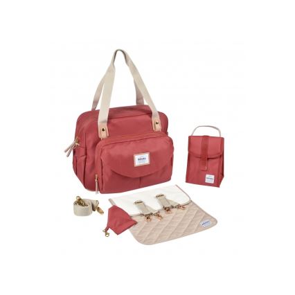 Beaba - Changing bag GENEVA red
