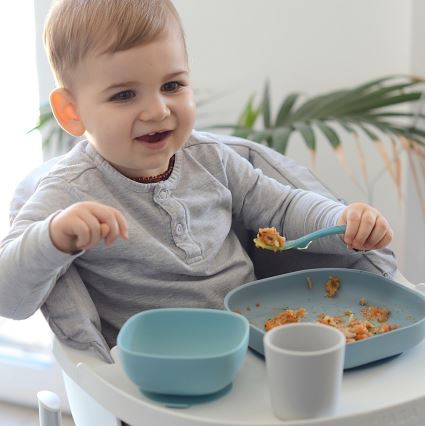 Beaba - Children's dining set Jungle 4 pcs