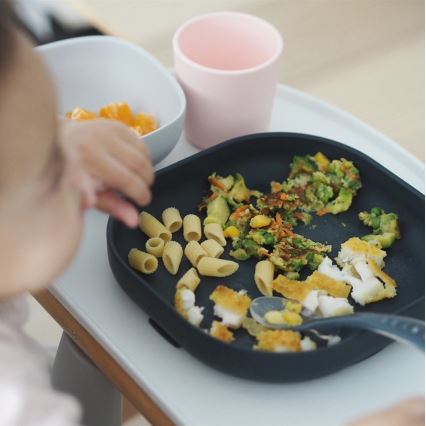 Beaba - Children's dining set Night blue 4 pcs