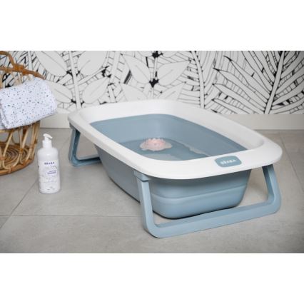 Beaba - Children's foldable bath blue