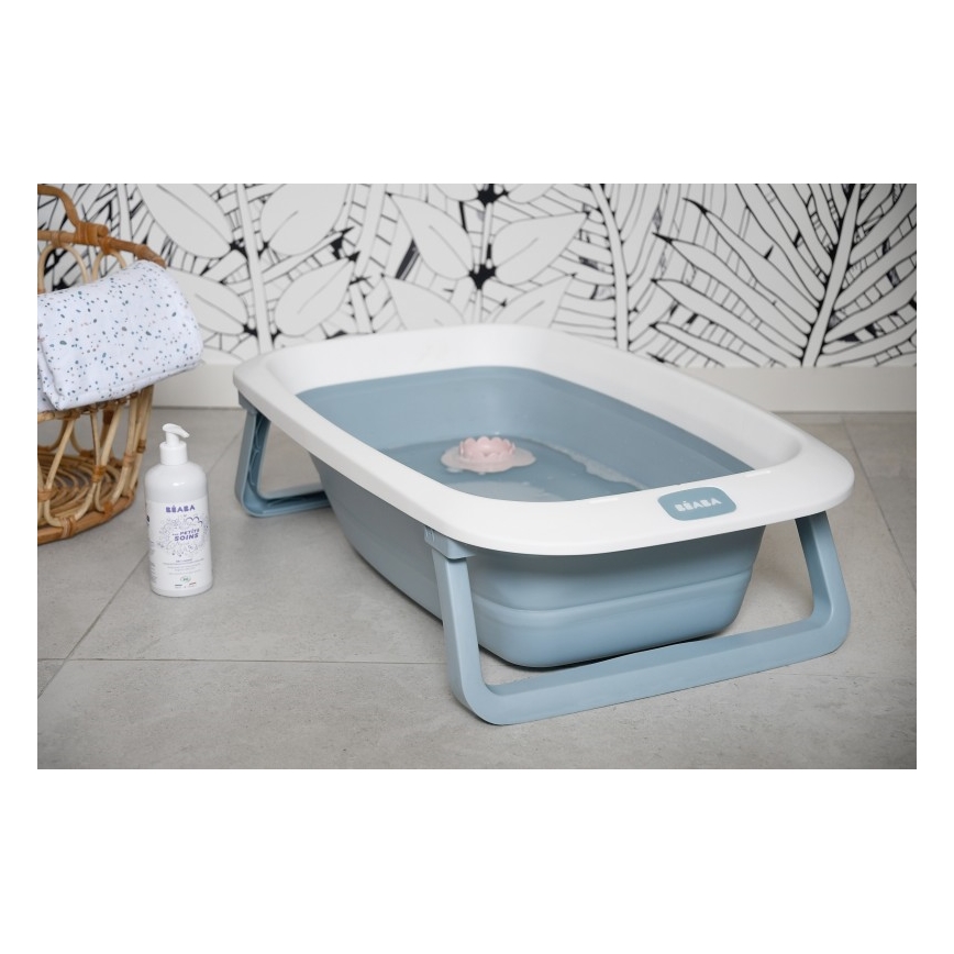 Beaba - Children's foldable bath blue