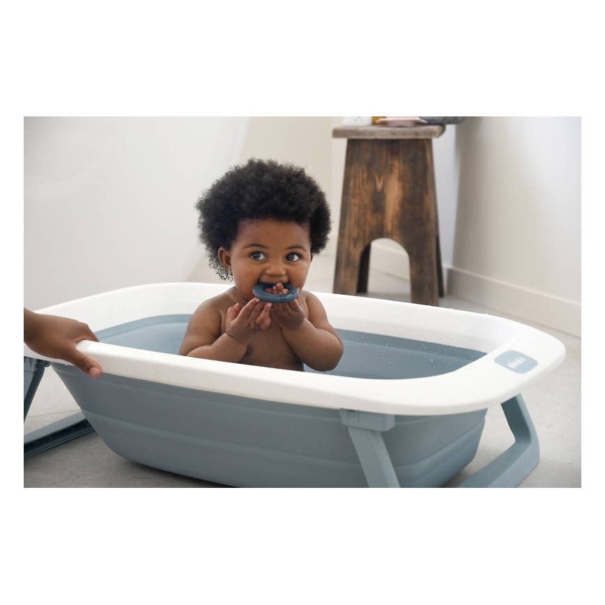 Beaba - Children's foldable bath blue