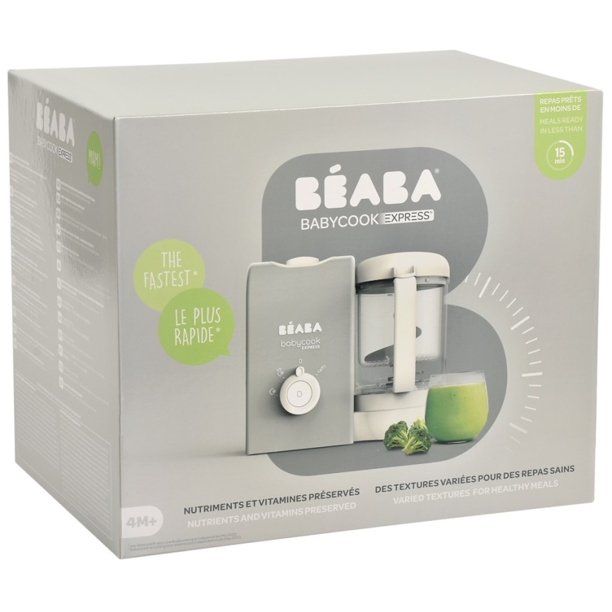 Beaba - Steam cooker 2in1 BABYCOOK EXPRESS grey