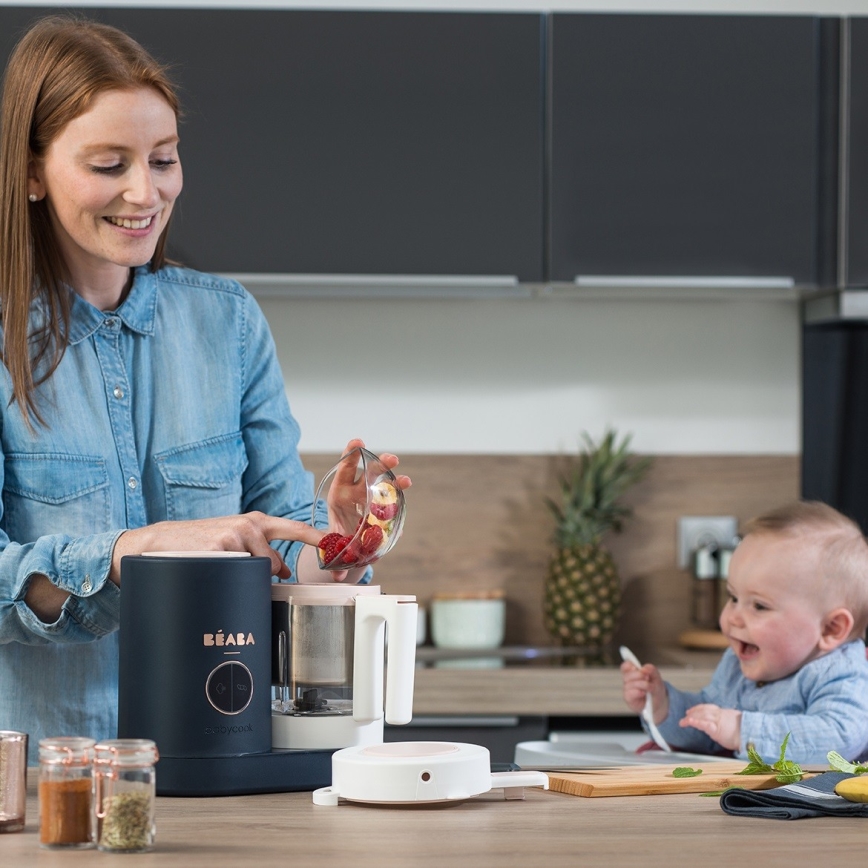 Beaba - Steam cooker 2in1 BABYCOOK NEO blue/white