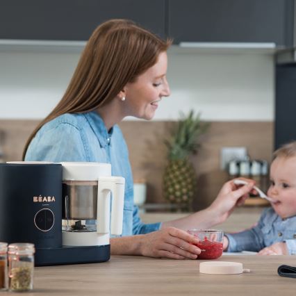 Beaba - Steam cooker 2in1 BABYCOOK NEO blue/white