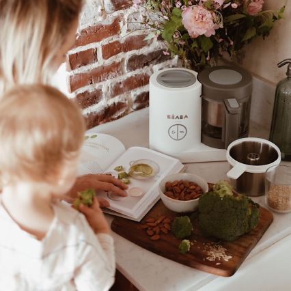 Beaba - Steam cooker 2in1 BABYCOOK NEO white/grey