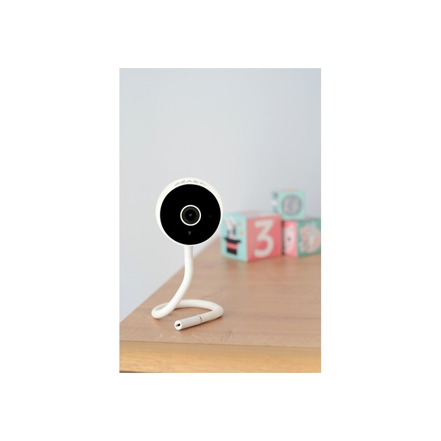 Beaba - ZEN CONNECT 5V Wi-Fi Smart Baby Monitor, White