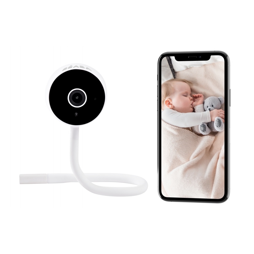 Beaba - ZEN CONNECT 5V Wi-Fi Smart Baby Monitor, White