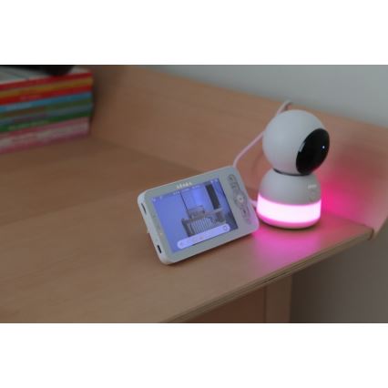 Beaba - ZEN NIGHT Smart Rechargeable Baby Monitor with Parent Unit 720p 5V 4000 mAh Wi-Fi White