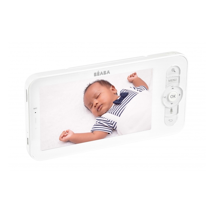 Beaba - ZEN NIGHT Smart Rechargeable Baby Monitor with Parent Unit 720p 5V 4000 mAh Wi-Fi White