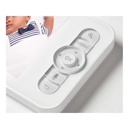 Beaba - ZEN NIGHT Smart Rechargeable Baby Monitor with Parent Unit 720p 5V 4000 mAh Wi-Fi White