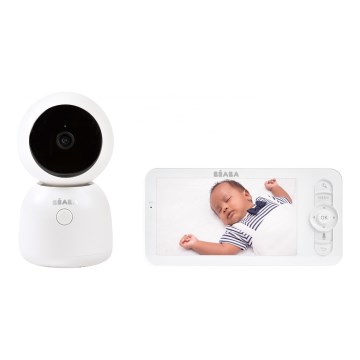 Beaba - ZEN NIGHT Smart Rechargeable Baby Monitor with Parent Unit 720p 5V 4000 mAh Wi-Fi White