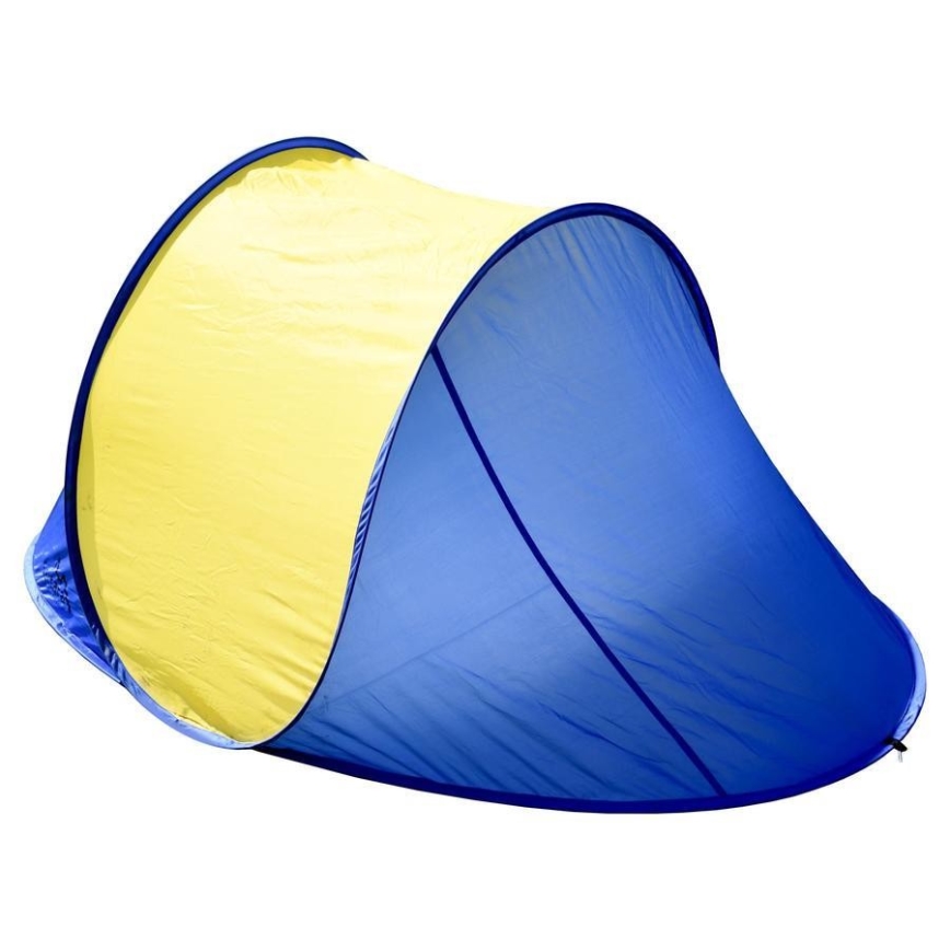 Beach tent blue/yellow 120x195 cm