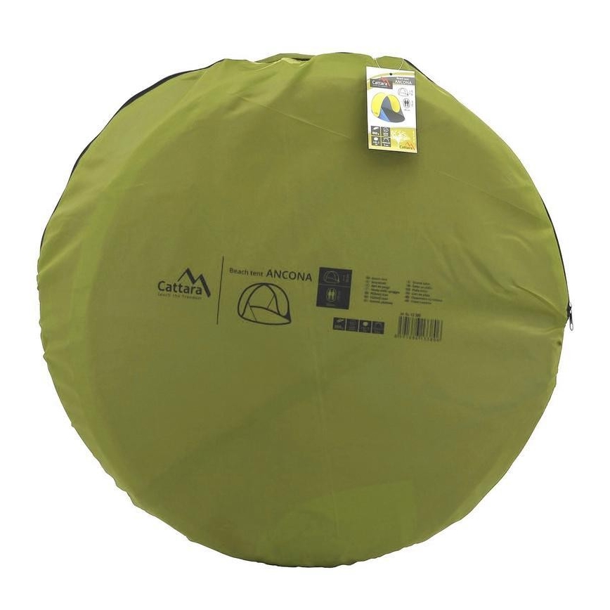 Beach tent blue/yellow 120x195 cm
