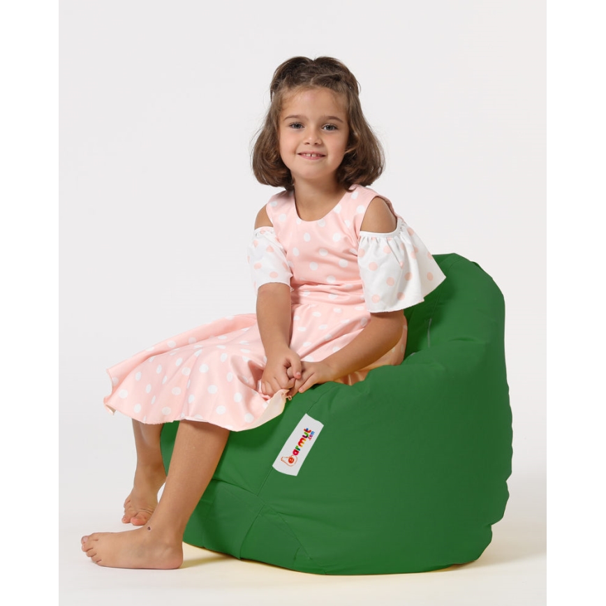 Bean bag 60x60 cm green