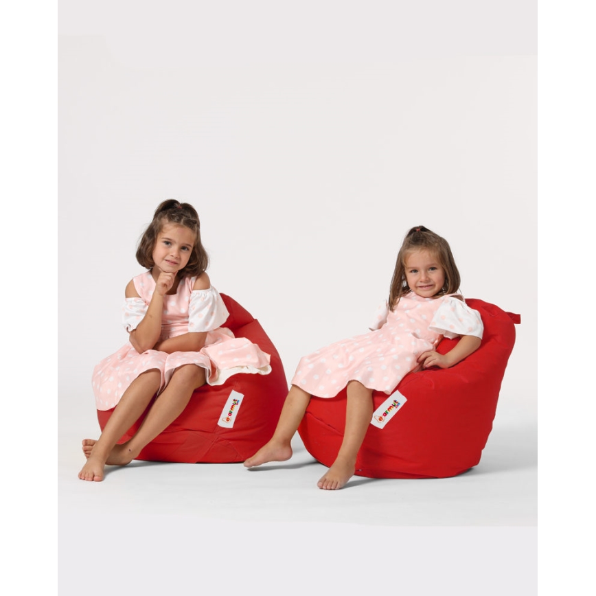 Bean bag 60x60 cm red