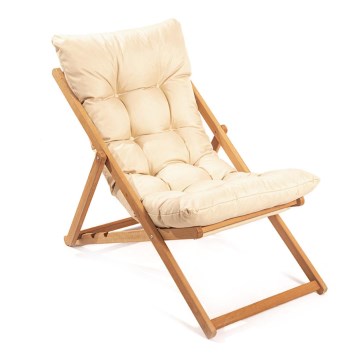 Beech garden armchair 59x44 cm