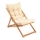 Beech garden armchair 59x44 cm
