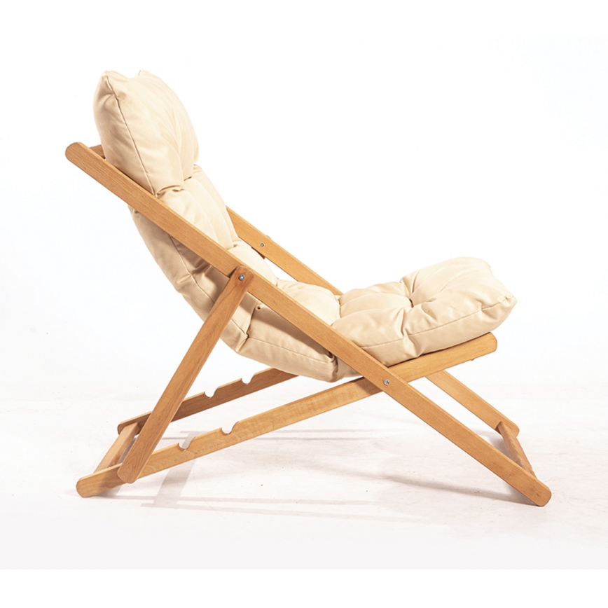 Beech garden armchair 59x44 cm