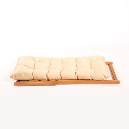 Beech garden armchair 59x44 cm