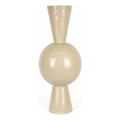 Beige Metal Vase 60x25 cm