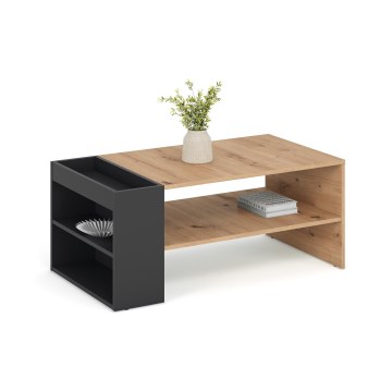 BELA Coffee Table 100x42 cm, Artisan Oak/Anthracite