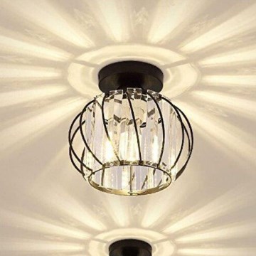 BELLA ceiling light 1xE27/40W/230V, 20 cm diameter, black