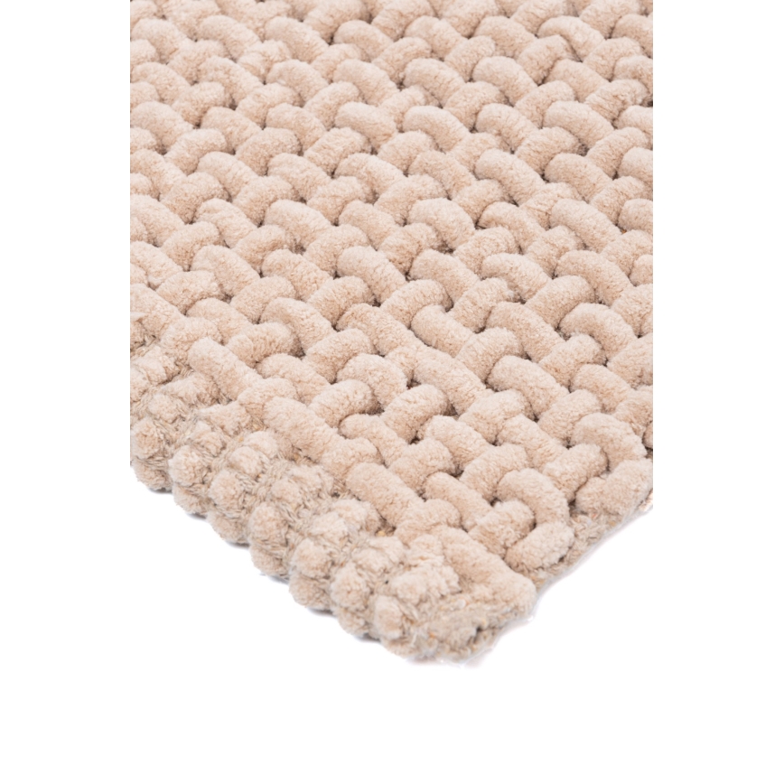 BELWEDER Bath Mat 60x100 cm, Beige