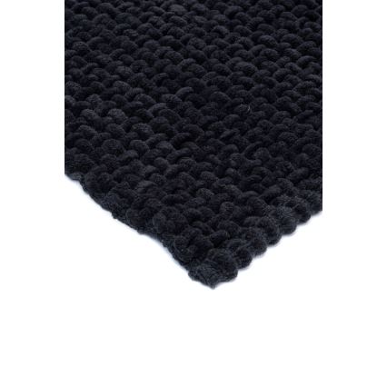 BELWEDER Bath Mat 60x100 cm, Black