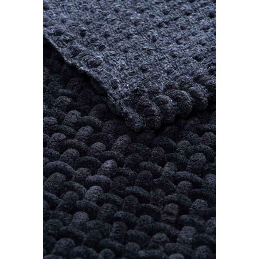 BELWEDER Bath Mat 60x100 cm, Black