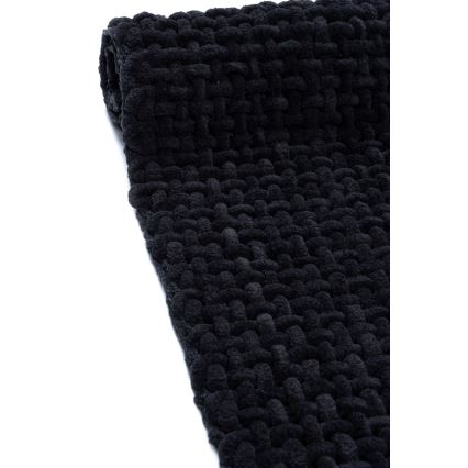 BELWEDER Bath Mat 60x100 cm, Black