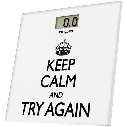 Beper - Digital Personal Scale with LCD Display 1xCR2032