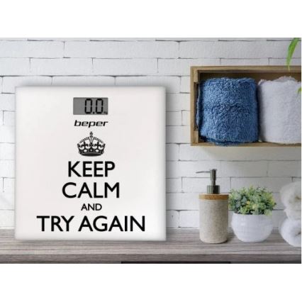 Beper - Digital Personal Scale with LCD Display 1xCR2032