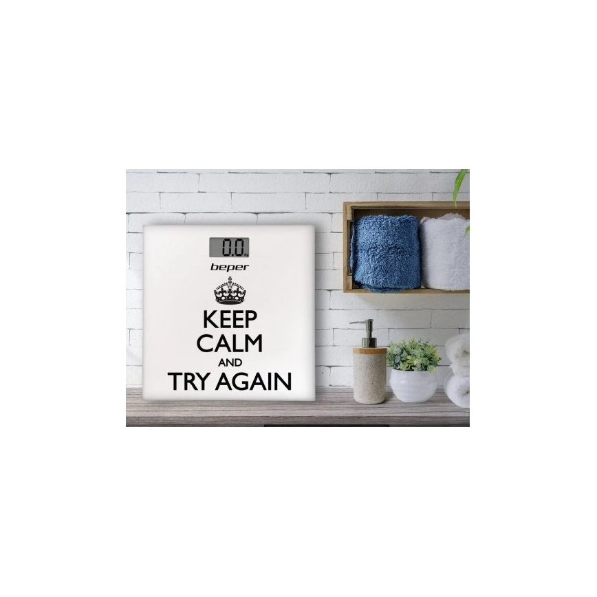 Beper - Digital Personal Scale with LCD Display 1xCR2032