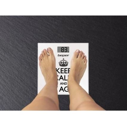 Beper - Digital Personal Scale with LCD Display 1xCR2032