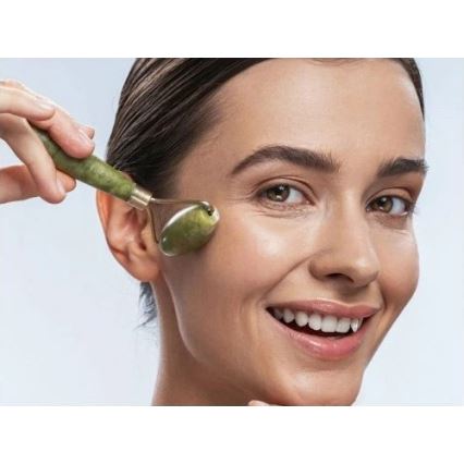 Beper - Jade Massage Roller and Gua Sha Stone