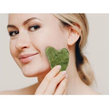 Beper - Jade Massage Roller and Gua Sha Stone