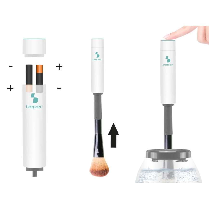 Beper - Makeup Brush Cleaner 2xAAA