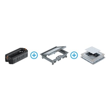 BETTERMANN - Floor box for concrete 18 modules (9 devices 45x45)