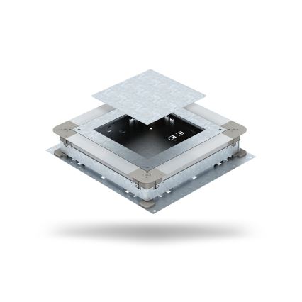 BETTERMANN - Floor box for concrete 18 modules (9 devices 45x45)